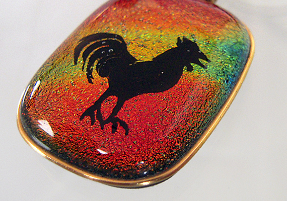 Fused Glass Pendants