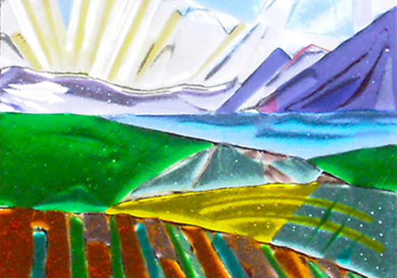 Fused Glass Window Panels