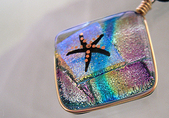 Fused Glass Pendants