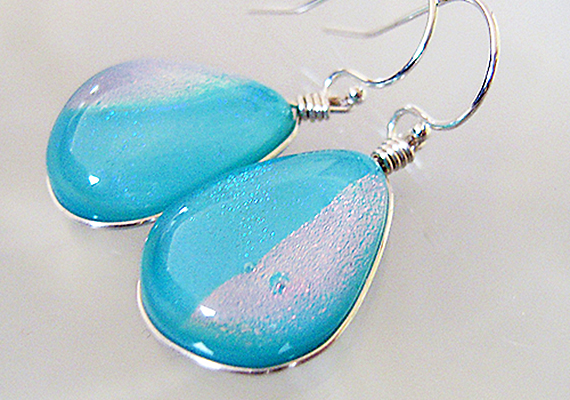 Fused Glass Earrings