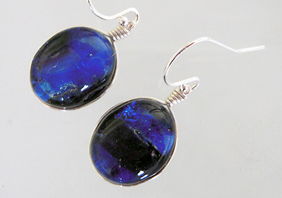 Fused Glass Earrings