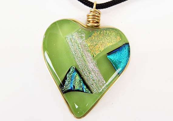 Fused Glass heart